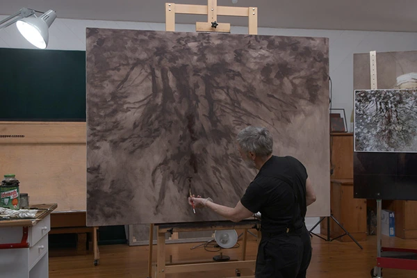 thumbnail link September 2020, start of a new painting called Reflection